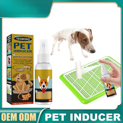 Spray Inductor de Entrenamiento para Mascotas en el Baño 30ml