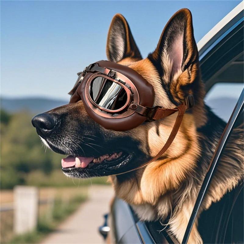 Lentes perros retro con diseño antiguo relleno cuero suave