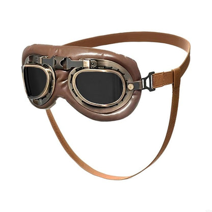 Lentes perros retro con diseño antiguo relleno cuero suave