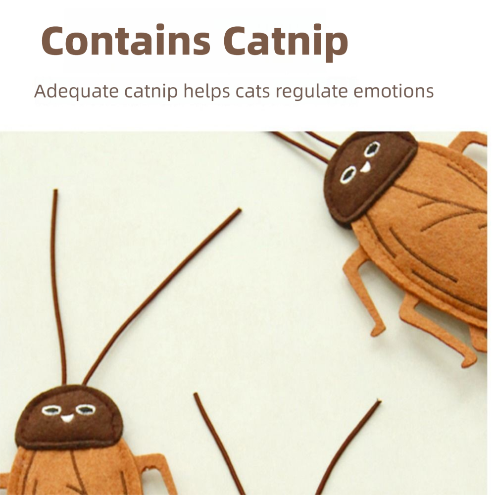 Peluche relleno de catnip con forma de insectos