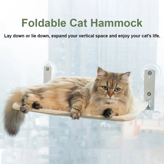 Hamaca de ventana para gatos (dos estilos) hasta 33 libras