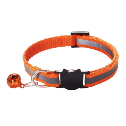 Collar reflectivo con broche de seguridad para gatos