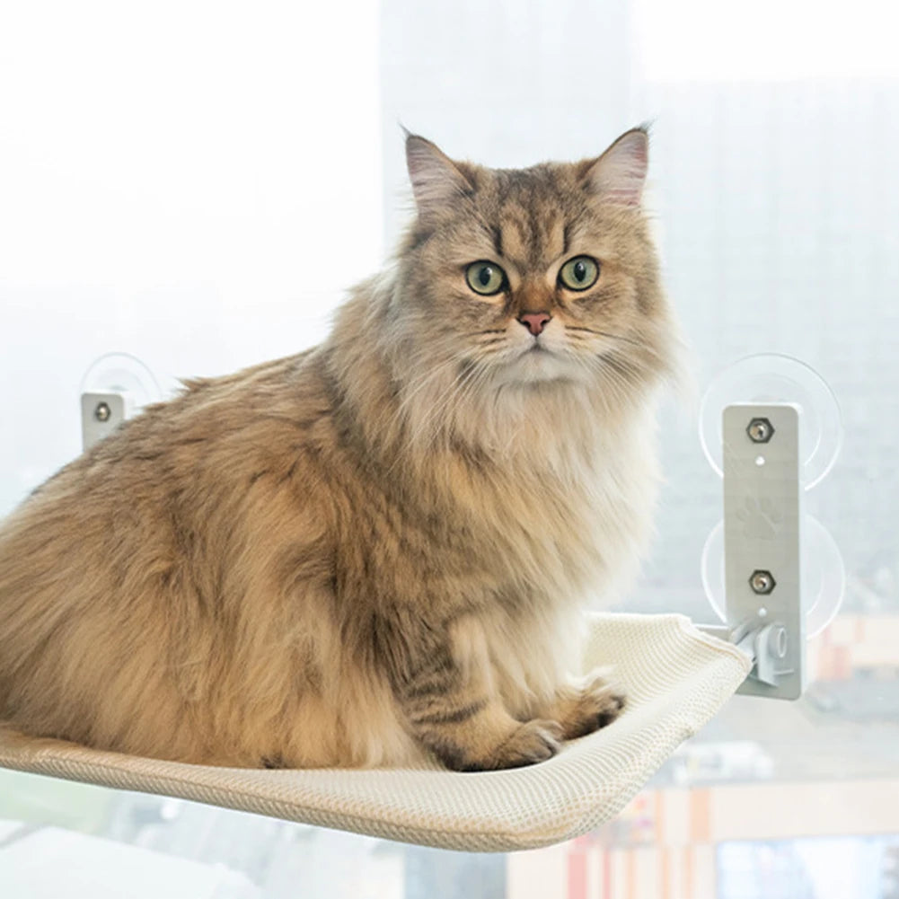 Hamaca de ventana para gatos (dos estilos) hasta 33 libras
