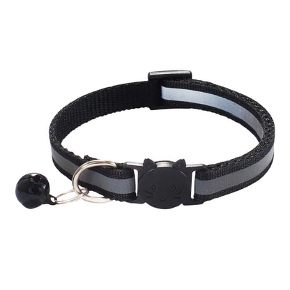 Collar reflectivo con broche de seguridad para gatos