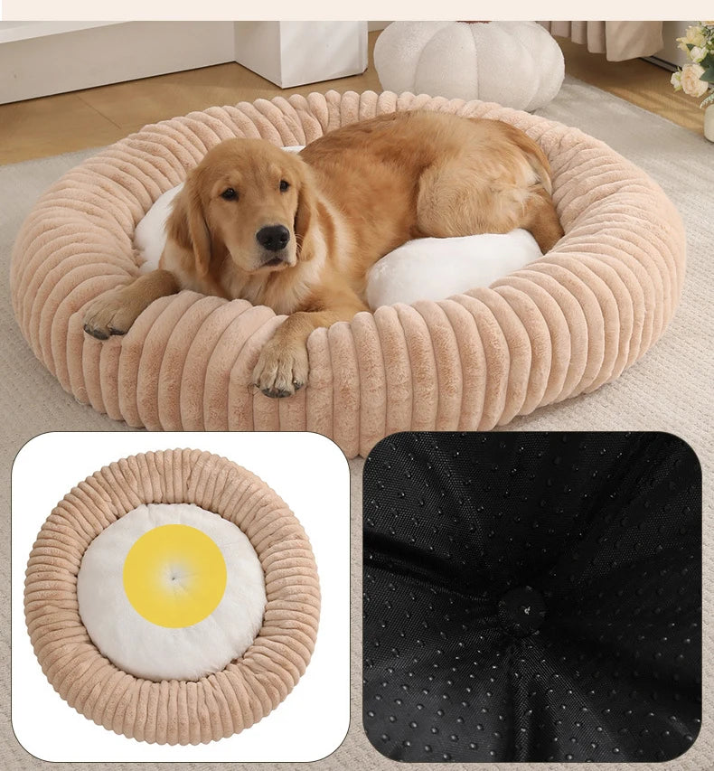 Cama redonda para perros medianos a grande Modelo M53 (dos tamaños)