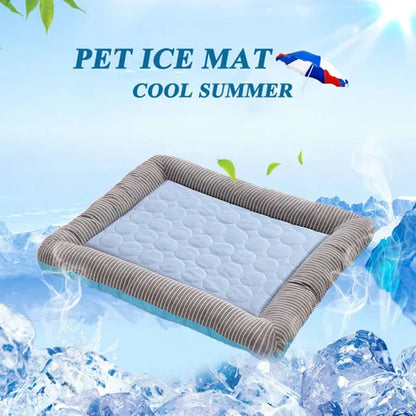 Cama fresca acolchada para mascotas
