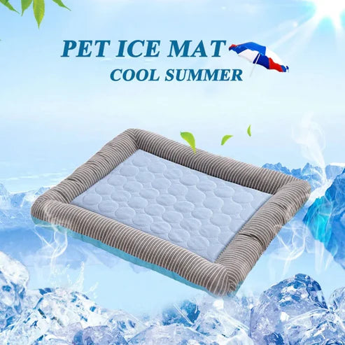 Cama fresca acolchada para mascotas