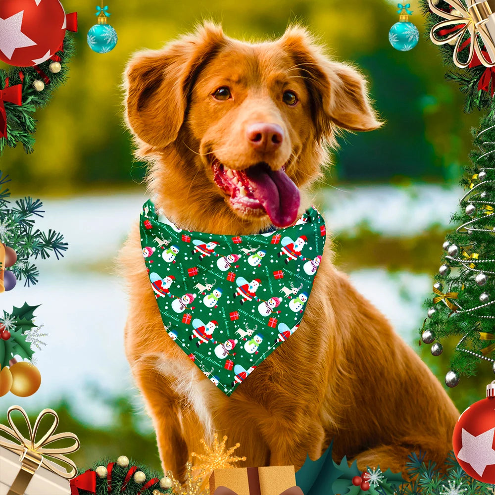 Bandanas navideñas para mascotas (Modelos #6)