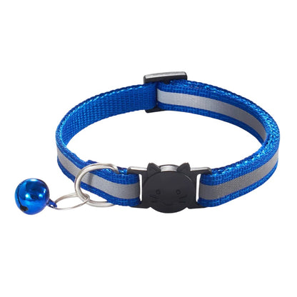 Collar reflectivo con broche de seguridad para gatos