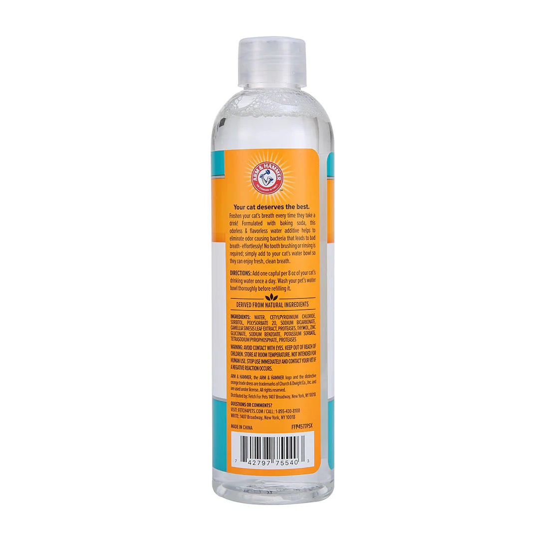 Enjuague dental para gato, elimina el mal aliento, combate el sarro y placa, 237ml