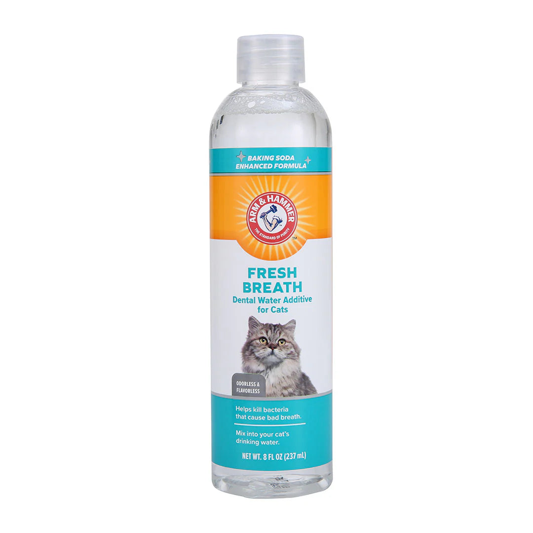 Enjuague dental para gato, elimina el mal aliento, combate el sarro y placa, 237ml