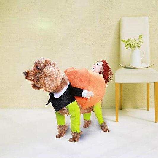 Disfraz halloween calabaza para mascotas
