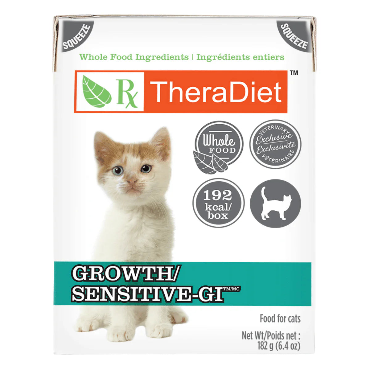 Comida para Gato Rayne Nutrition: Estofado, Growth/Sensitive-GI, Kitten Cuidado Gastro  6.4Onz