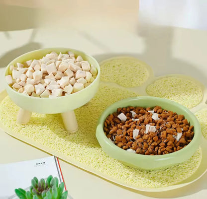 Plato de Plastico estilo cerdito para gatos