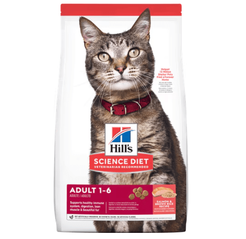 Comida para Gato Hills: Science Diet, Adulto Salmón 1.81kg