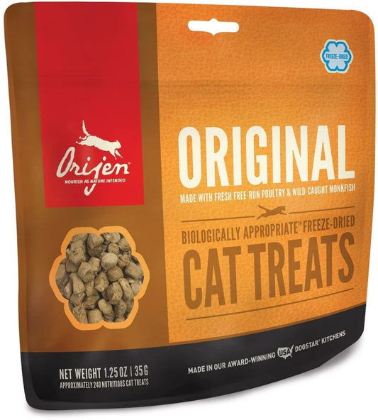 Snacks para Gato Orijen: sabor a pollo y pavo 35gr