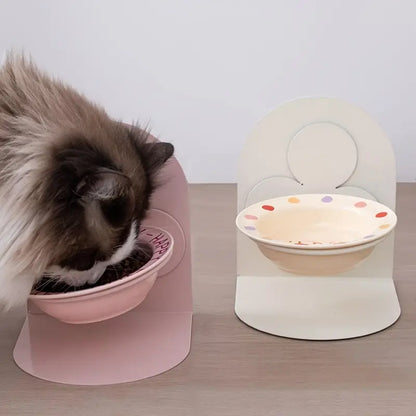 Plato de ceramica elevado ajustable con imán