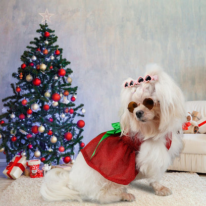 Vestido brillante para navidad