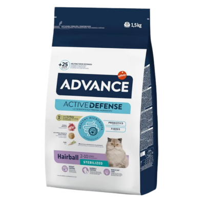 Comida para gato Advance: Hairball Sterilised 1.5kg