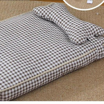 Cama lavable con almohada para perros