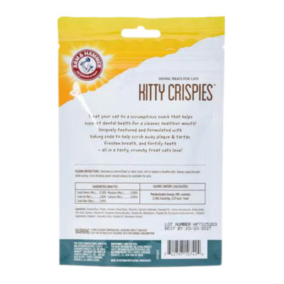 Snacks para Gato Arm & Hammer: Kitty Crispies 2 sabores 20 oz