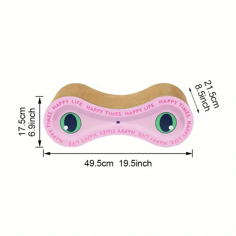 Rascador de cartón corrugado para gatos