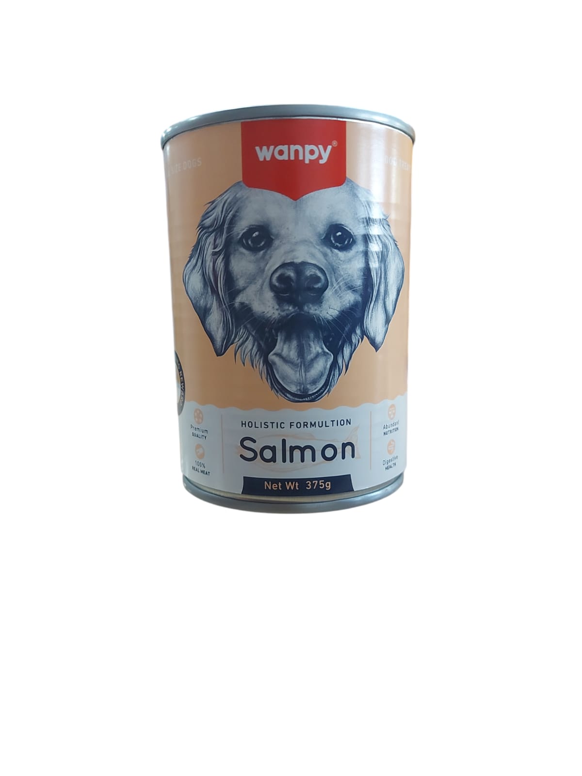 Comida Húmeda para Perro Wanpy: Lata, Salmon 375g