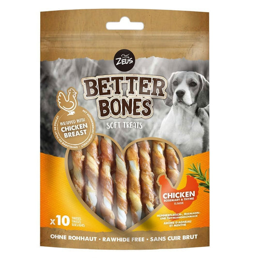 Snack para Perro Zeus: Better Twist Chicken & Thyme Flavour 114 g