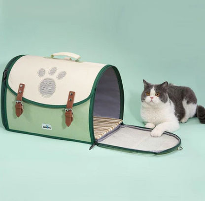 Bolso/mochila transportadora de gatos portátil
