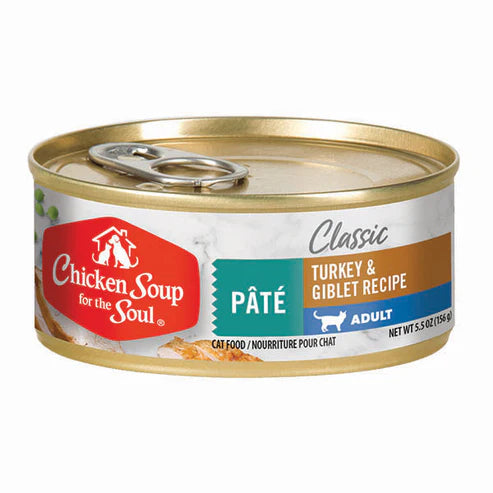 Comida Húmeda para Gato Chicken Soup for the Soul: Adulto, Pavo en salsa 156g