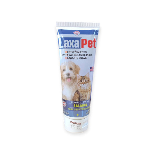 Suplemento LAXAPET para perros y gatos: Estreñimiento, control de bolas de pelo y laxante suave, 113gr