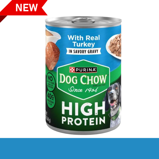 Comida Húmeda para Perro Purina: Dog Chow Hipro,  adult receta de pavo en gravy 368g