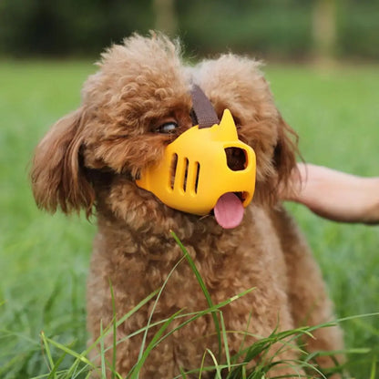 Bozal ajustable de silicona para perros