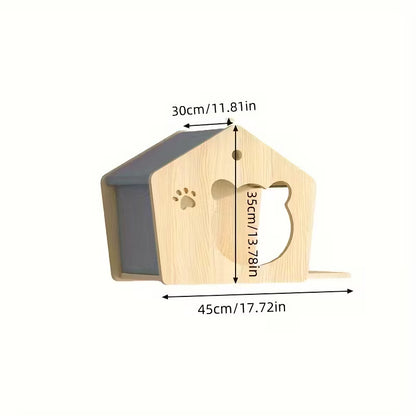 Villa de Gato para pared (Modelo-A)