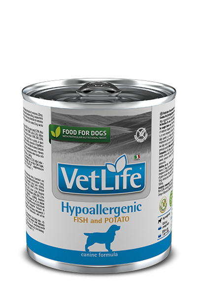 Comida Húmeda para Perro Farmina: Vetlife, Lata Hipoallergenic 300gr