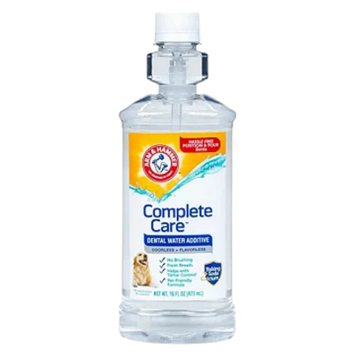 Enjuague dental para perro con dosificador, sin olor y sin sabor 16 OZ