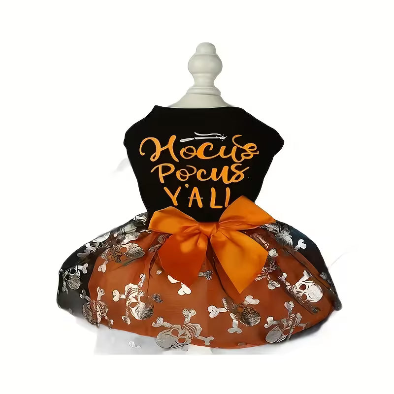 Vestido de halloween para mascotas #1