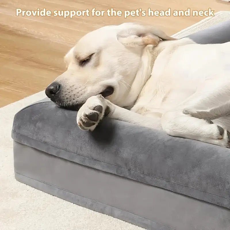 Cama acolchonada afelpada para perros M24