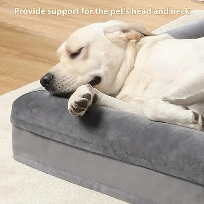 Cama acolchonada afelpada para perros M24