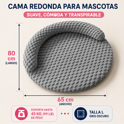 Cama redondo para mascotas pequeñas