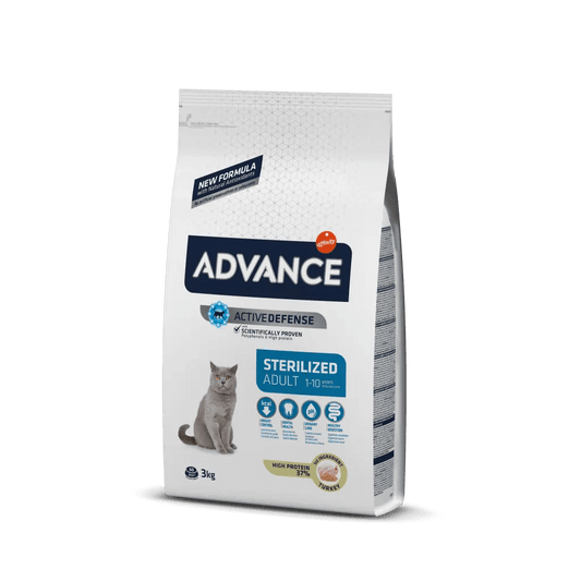 Comida para Gato Advance: Gatos Esterilizado Adulto 1 - 10 Años 1.5 KG