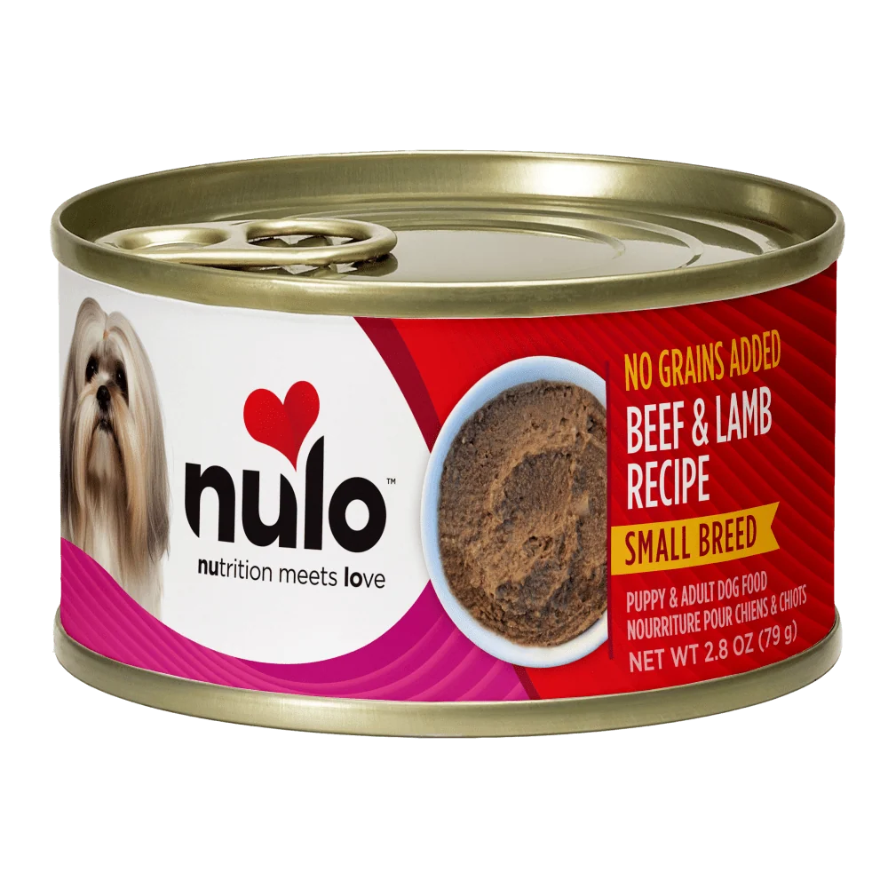 Comida Húmeda para Perro Nulo: paté ternera y cordero, razas pequeñas 79g