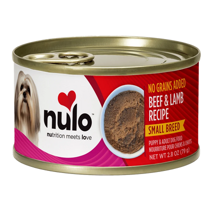 Comida Húmeda para Perro Nulo: paté ternera y cordero, razas pequeñas 79g