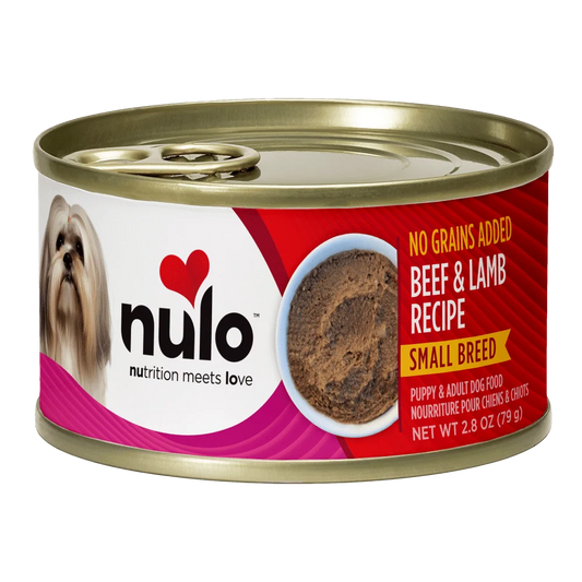Comida Húmeda para Perro Nulo: paté ternera y cordero, razas pequeñas 79g