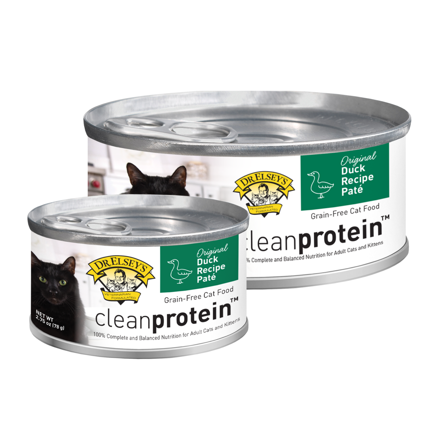 Comida húmeda para gatos DR. ELSEY'S: Cleanprotein Original Duck