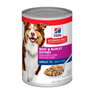 Comida Húmeda para Perro Hills:  science Diet, beef and barley senior
