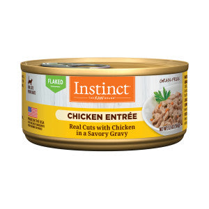 Comida Húmeda para Gato Instinct: Flaked Chicken Entrée Tuna Recipe 85gr