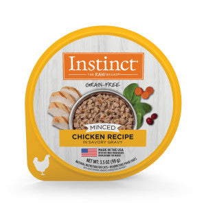 Comida Húmeda para Gato Instinct: Original Minced Cups Chicken Recipe 99gr