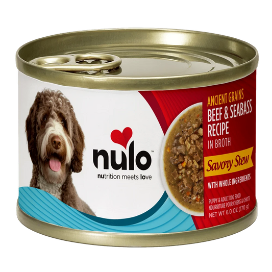 Comida Húmeda para Perro Nulo: Receta de carne de res y rubina 170g