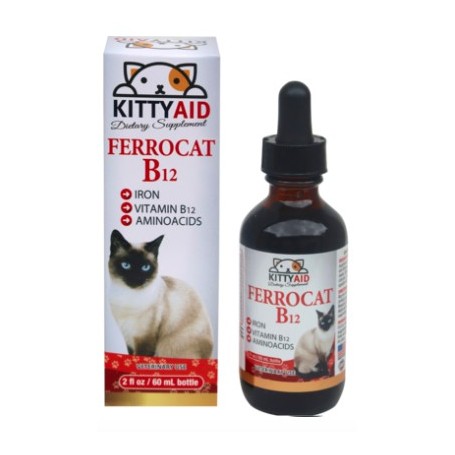 Suplemento KittyAid para Gatos: Ferrocat 60 ml